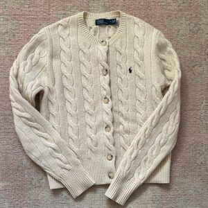 Polo by Ralph Lauren Ivory Cable Knit Sweater